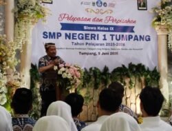 SMP Negeri 1 Tumpang Gelar Tasyakuran Pelepasan Siswa Kelas IX Tahun ajaran 2025/2026