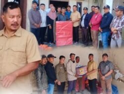 Bupati Monadi Hadir di Tengah Duka, Serahkan Bantuan Kebakaran di Bedeng Delapan dan Simpang Belui