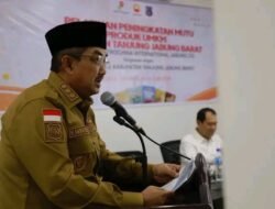 Bupati Tanjab Barat Buka Pelatihan Peningkatan Mutu UMKM, Dorong Produk Lokal Tanjab Barat Tembus Pasar Nasional