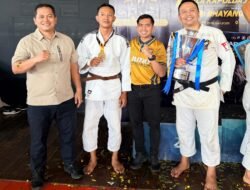 Polisi Lamongan Taklukkan Lawan-Lawannya, Briptu Rizqy Raih Juara 1 Judo Piala Kapolda Jatim 2026