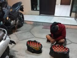 Sikap Tegas Polres Bantul, Berhasil Sita 216 Botol Miras