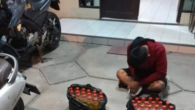 Sikap Tegas Polres Bantul, Berhasil Sita 216 Botol Miras
