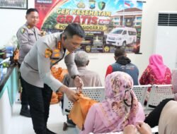 Hari Bhayangkara Ke-80, Polresta Sidoarjo Berikan Layanan Kesehatan Gratis dan Baksos Bagi Difabe