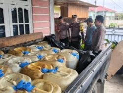 Tindak Tegas Penyalahgunaan BBM Bersubsidi, Satreskrim Polres Kerinci Amankan 59 Jerigen Solar di Sungai Penuh