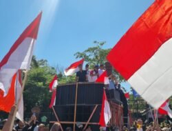 Ribuan Massa dari Berbagai Komunitas di Sidoarjo Gelar Aksi Damai Dukung Program Makan Bergizi Gratis