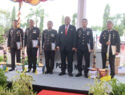 Bupati Nias Utara Hadiri Upacara Hari Bhayangkara ke-80 di Polres Nias