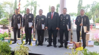 Bupati Nias Utara Hadiri Upacara Hari Bhayangkara ke-80 di Polres Nias