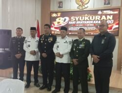 Wawako Azhar Hamzah Hadiri Syukuran Hari Bhayangkara ke-80 di Polres Kerinci