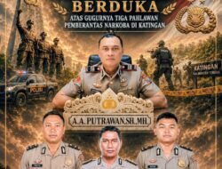 Pengorbanan Terakhir Tiga Bhayangkara di Katingan, Satresnarkoba Polres Pelabuhan Tanjung Perak Beri Penghormatan Tertinggi