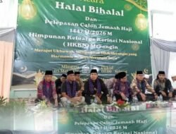 Ketua DPRD Hutri Randa Hadiri Halal Bihalal dan Pelepasan Calon Jemaah Haji HKKN Merangin