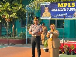 Wakapolresta Sidoarjo Buka MPLS SMAN 2 Sidoarjo, Bekali Pentingnya Disiplin Waspadai Bahaya Kenakalan Remaja