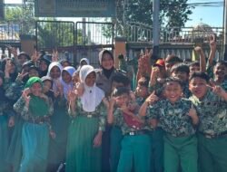 Polsek Tanggulangin Sambut Kunjungan MATSAMA MI Al Hikmah Kalidawir, Kenalkan Profesi Polisi Sejak Dini