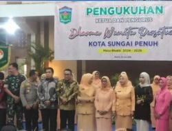 Wako Alfin Hadiri Pengukuhan Ketua dan Pengurus Dharma Wanita Persatuan Kota Sungai Penuh Masa Bakti 2024–2029