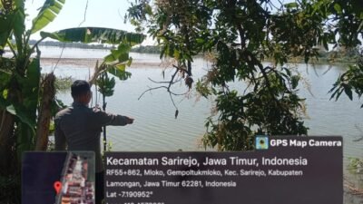 Antisipasi Bencana Alam, Polsek Sarirejo Gelar Patroli Menyeluruh Pantau Kondisi Waduk  dan Lahan Pertanian