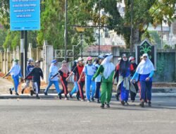 Latihan Gerak Jalan di Jalan Raya Picu Macet dan Celaka, Ini Saran Polres Bangkalan