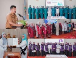 Ny. Novra Wenti Monadi Lantik Ketua TP PKK Kecamatan, Tim Pembina Posyandu dan Bunda PAUD Masa Bhakti 2025–2030