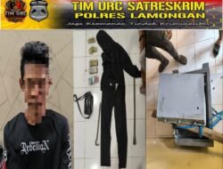 Brankas Sekolah Dibobol, Tim URC Jaka Tingkir Polres Lamongan Ringkus Pelaku dalam Hitungan Jam