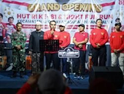 Bupati Bangkalan Lepas Ratusan Peserta Arosbaya Night Fun Run 2026, Suasana Malam Makin Semarak