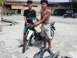 Gerak Kilat Kapolsek Dolok Batu Nanggar! Kurang dari 72 Jam, Kakak Beradik Pelaku Curanmor Dibekuk, Motor Korban Berhasil Ditemukan