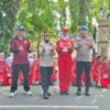 Wakapolres Bangkalan Jalin Keakraban dan Beri Motivasi Spesial untuk Tim Paskibraka