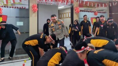 Semarak HUT Kemerdekaan RI ke-81, Bidkum Polda Jatim Gelar Beragam Lomba Kebersamaan