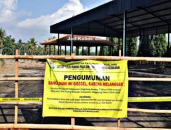 Satpol PP Segel Bakal Tempat Cuci Mobil di Mungkid, Berdiri di Atas Lahan LP2B