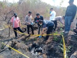 Kerangka Manusia Ditemukan Di Hutan Tenggerejo, Polres Lamongan Lakukan Identifikasi