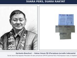 Pers Bersuara , Ketum PJI Bersurat Resmi Terkait UU Perampasan Aset, Kini Tunggu Bukti