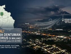Dentuman Misterius Gegerkan Malang Raya, BMKG Pastikan Bukan Gempa atau Petir