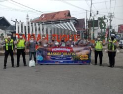 SMSI Kerinci-Sungai Penuh Peduli, 10 Ribu Masker Dibagi kepada Masyarakat dan Pengendara
