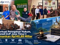 Kanwil DJP Jawa Timur II Amankan Penerimaan Rp140,88 Miliar melalui Penguatan Penegakan Hukum