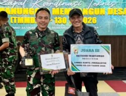 Karya Jurnalistik TMMD dari Lumajang Raih Juara Nasional