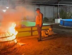 Polsek Candi Bongkar Sarana Sabung Ayam di Desa Klurak