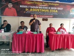 Jemput Aspirasi di Nias Utara, Jalan Penghubung Jadi Sorotan dalam Reses Agustinus Zega