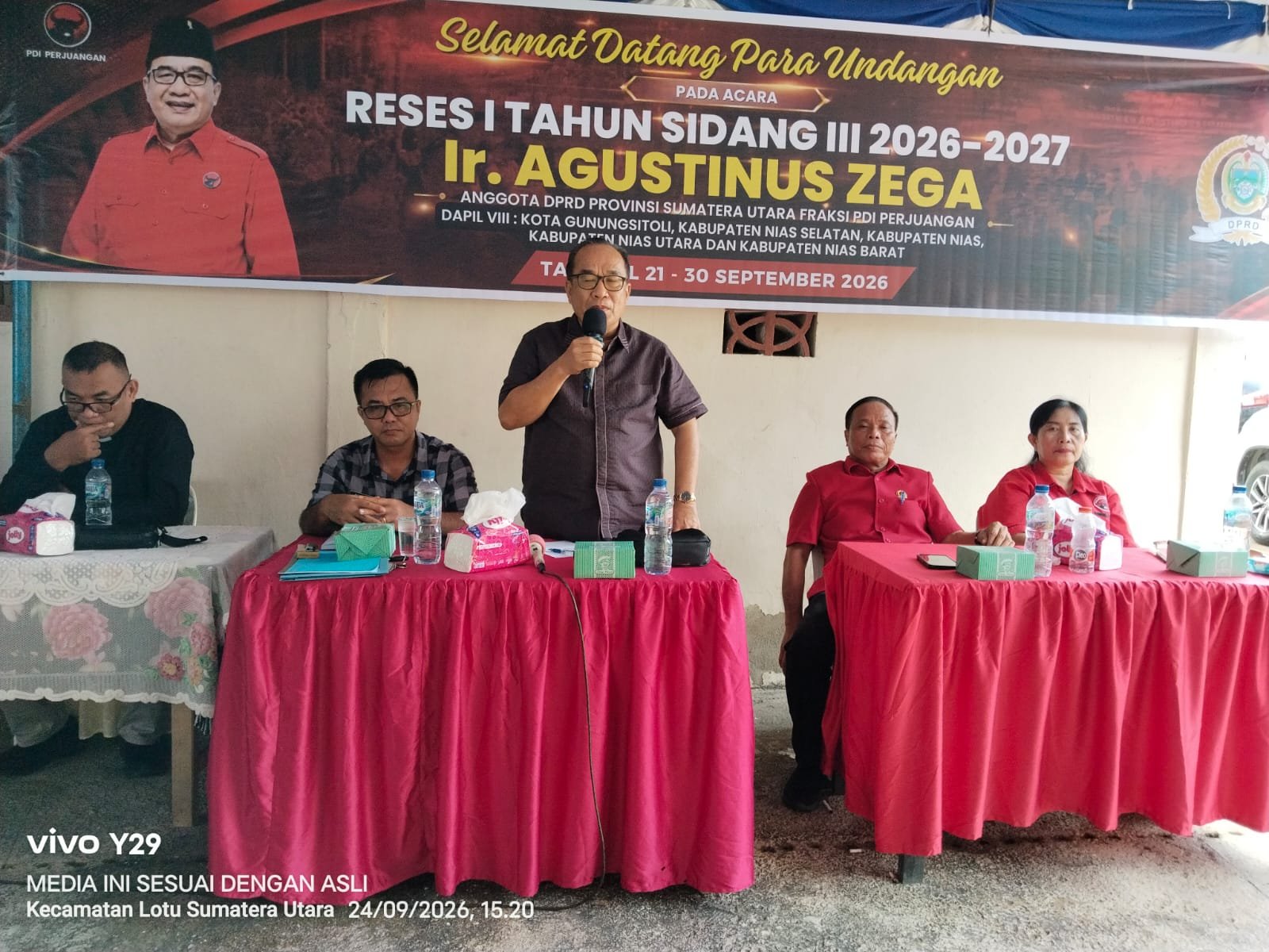 Jemput Aspirasi di Nias Utara, Jalan Penghubung Jadi Sorotan dalam Reses Agustinus Zega