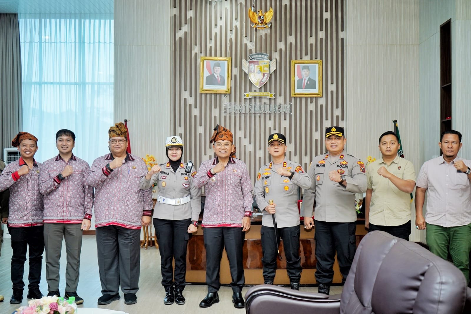 Bupati Anton dan Kapolres Hendri Perkuat Sinergi, Kamtibmas Simalungun Jadi Perhatian Bersama
