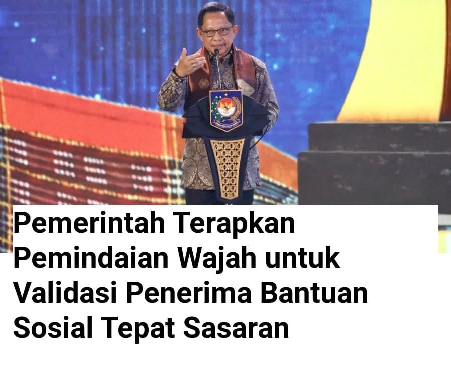 Mendagri Tito Karnavian, "teknologi Biometrik wajah agar penerima bansos lebih tepat sasaran