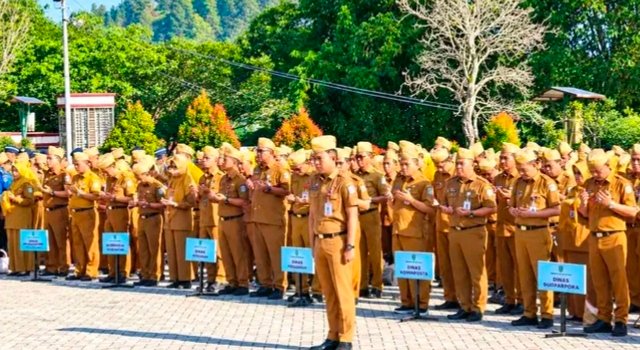 Asisten III Pimpin Apel ASN Kota Sungai Penuh, Tekankan Disiplin dan Pelayanan Publik