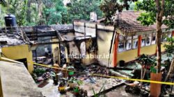 Perpustakaan SMPN 1 Tegalrejo Magelang Terbakar, Kerugian Ditaksir Capai Rp400 Juta