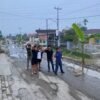 Aksi Protes Warga: Pohon Pisang Ditanam di Tengah Jalan Nasional Desa Lubuk Suli yang Rusak Parah