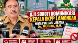 KJL Soroti Komunikasi Kepala DKPP Lamongan, Minta Evaluasi Jabatan Dr. Mugito