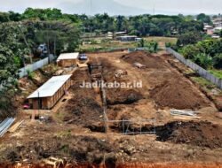 Tampak atas lokasi pembangunan RTH Sidotopo